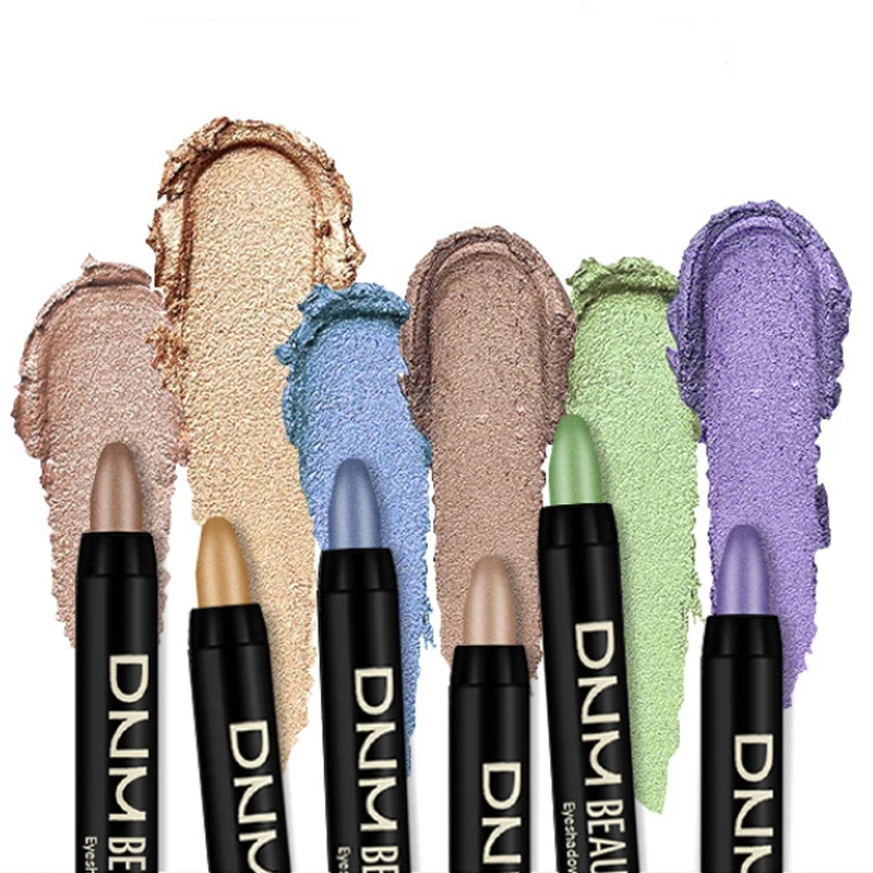16 kleuren parelmoer oogschaduwsticks hoog gepigmenteerde oogschaduw potlood glitter waterdicht langdurige oogmake-up niet-vlekkerig