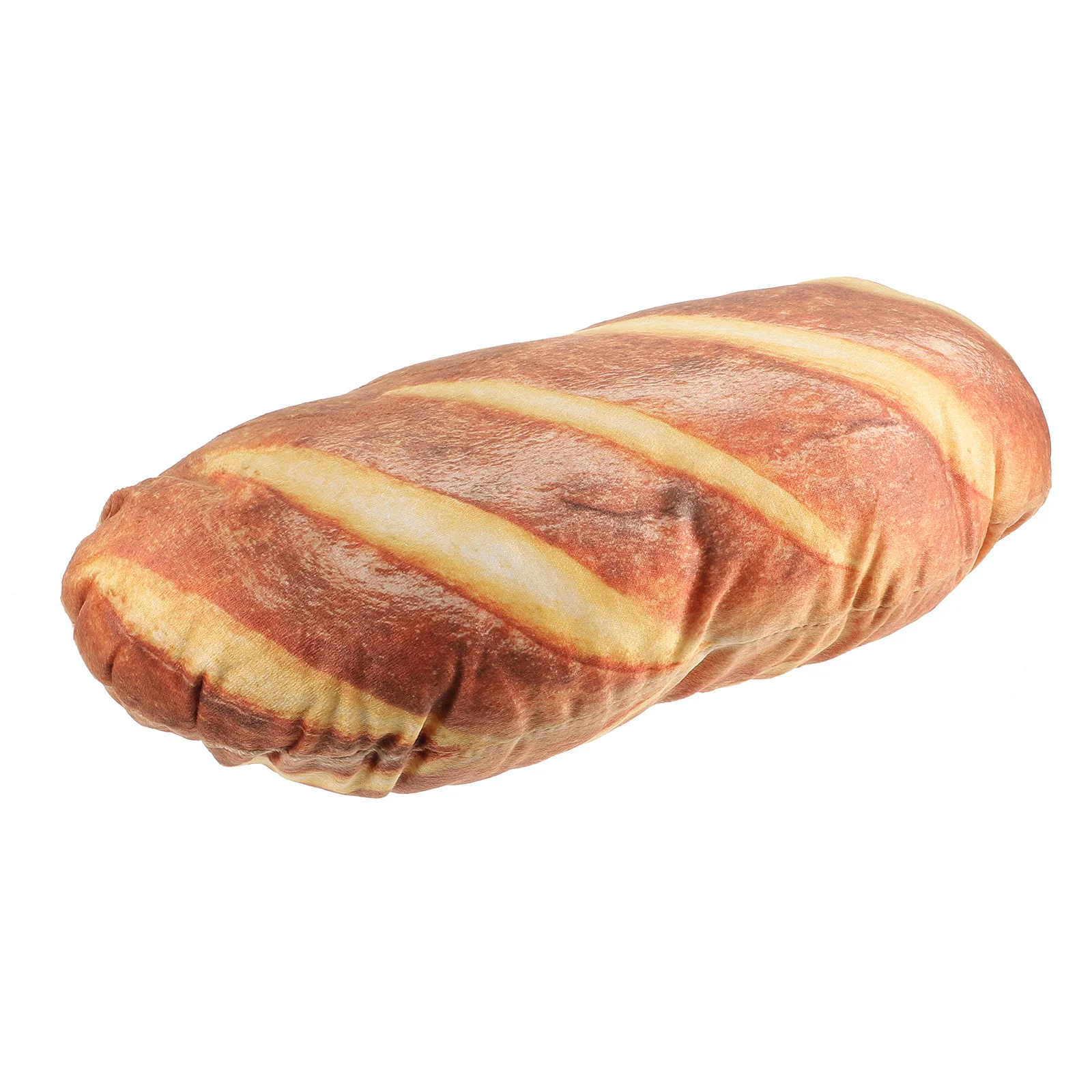 

Cream Bread Pillow Soft Squeezable Throw Pillow For Sofa Bed Car Decor Aesthetic Food Gift