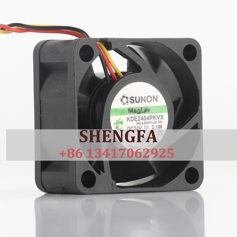 New SUNON 4CM KDE2404PKVX DC24V 2.1W 4020 40*40*20MM magnetic suspension super quiet cooling fan