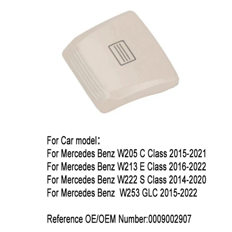 Car Sunroof Window Switch Button Cover Indoor Ceiling Lamp Switch For Mercedes Benz C W205 E W213 S Class W222 GLC W253