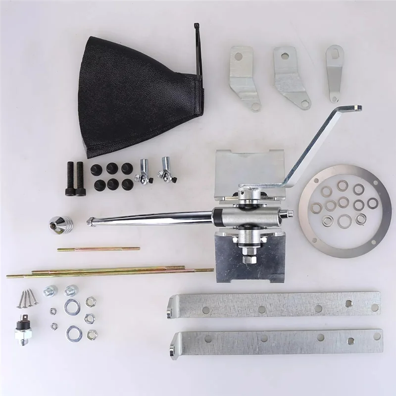 

ABNF!FOR GM Turbo 350 TH350 Shifter Kit Floor Mount Automatic Transmission 12 Inch HRC1941