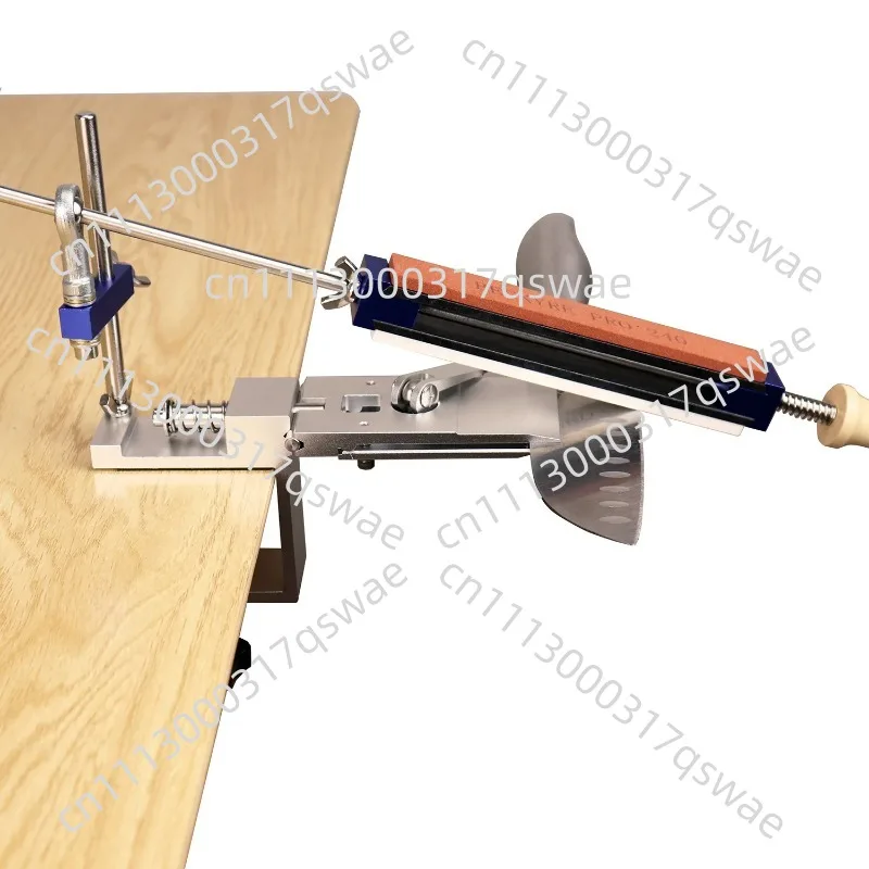 Fixed angle professional knife sharpening tool, turning horizontally, quickly clamping the knife sharpener