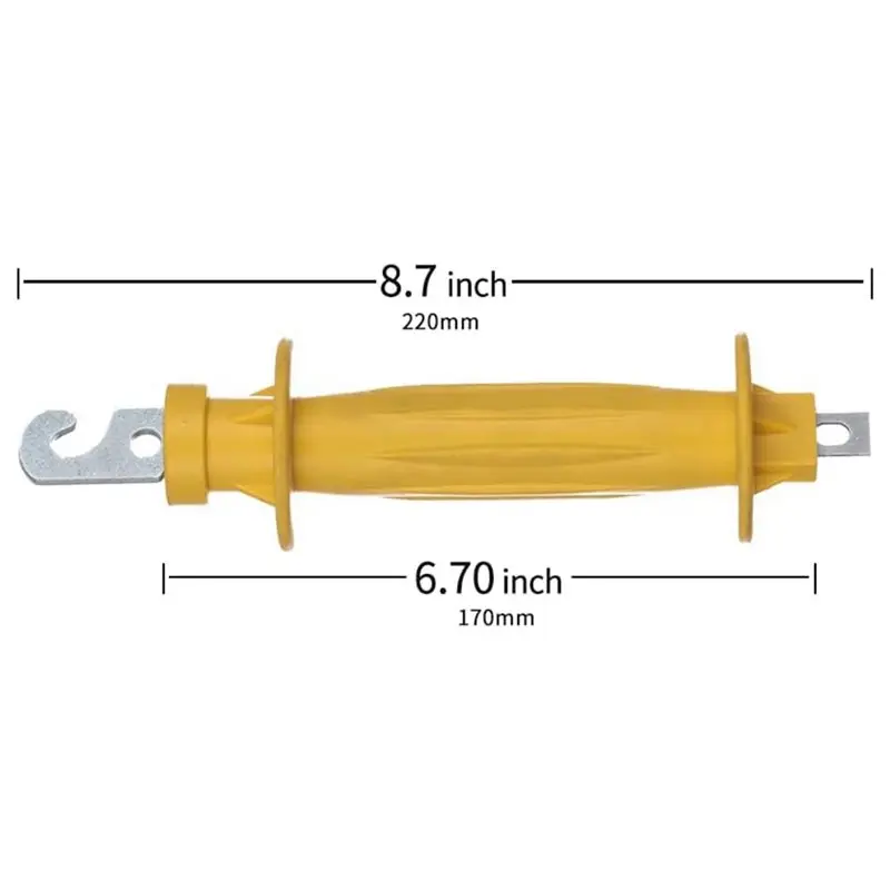 CHCH Electric Fence Insulated Gate Secure Insulation Comfortable Grip High-Visibility Yellow For Farms Temporary Fencing view 6