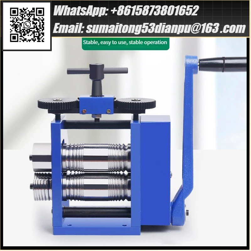 Jewelry Rolling Mill Machine Manual Combination Semicircle Jewelry Press  Reducing Thickness Press Jewelry DIY Tool