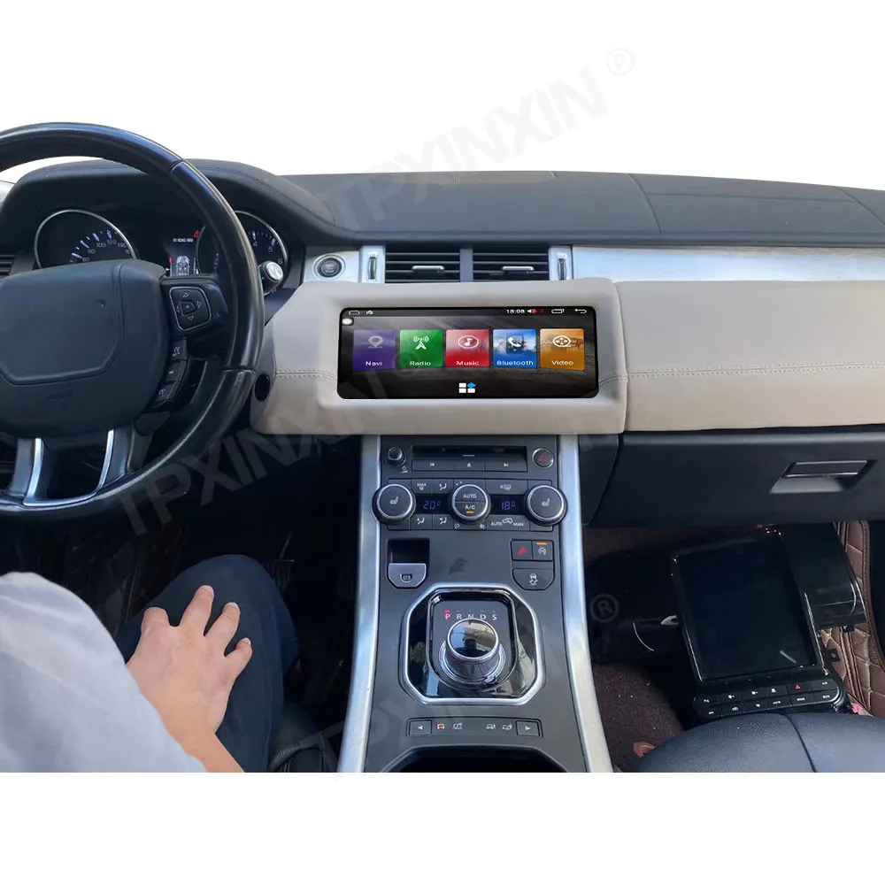 12.3inch Android12 Auto Multimedia Player For Land Rover Range Rover Evoque 2014-2018 Car Radio Head Unit GPS Navigation Carplay