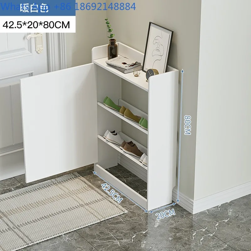 Ultra-Thin Shoe Cabinet for Home Entrance, Entryway Cabinet, Storage Cabinet, Economical Shoe Rack