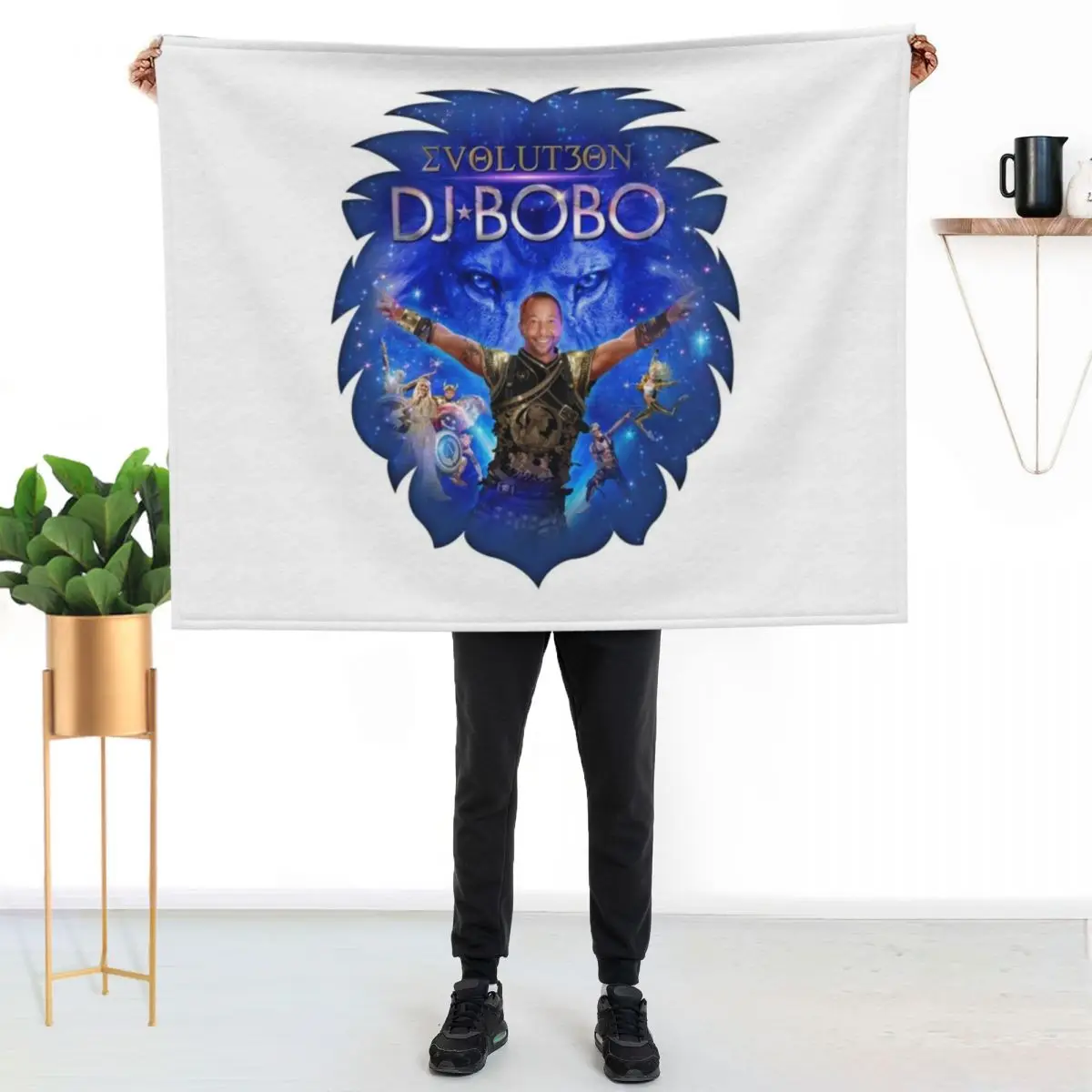 DJ BOBO EVOLUT30N TOUR Throw Blanket christmas gifts Sleeping Bag Comforter funny gift warm for winter Blankets