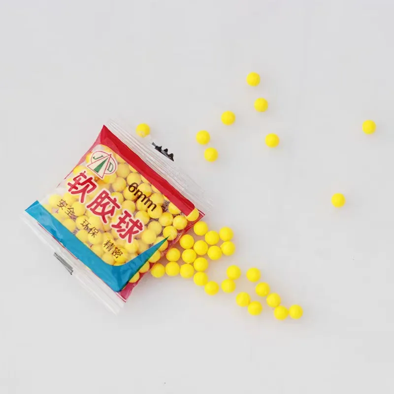 

Balas de bolas de goma blanda de 7-8 мм
