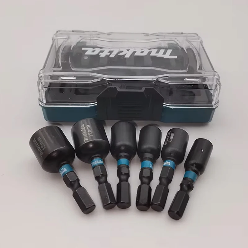 Makita E-18035 Impact Black NutSetter Set 50MM 6-13MM Screwdriver Adapter Magnetic Hexagonal Tool Accessories