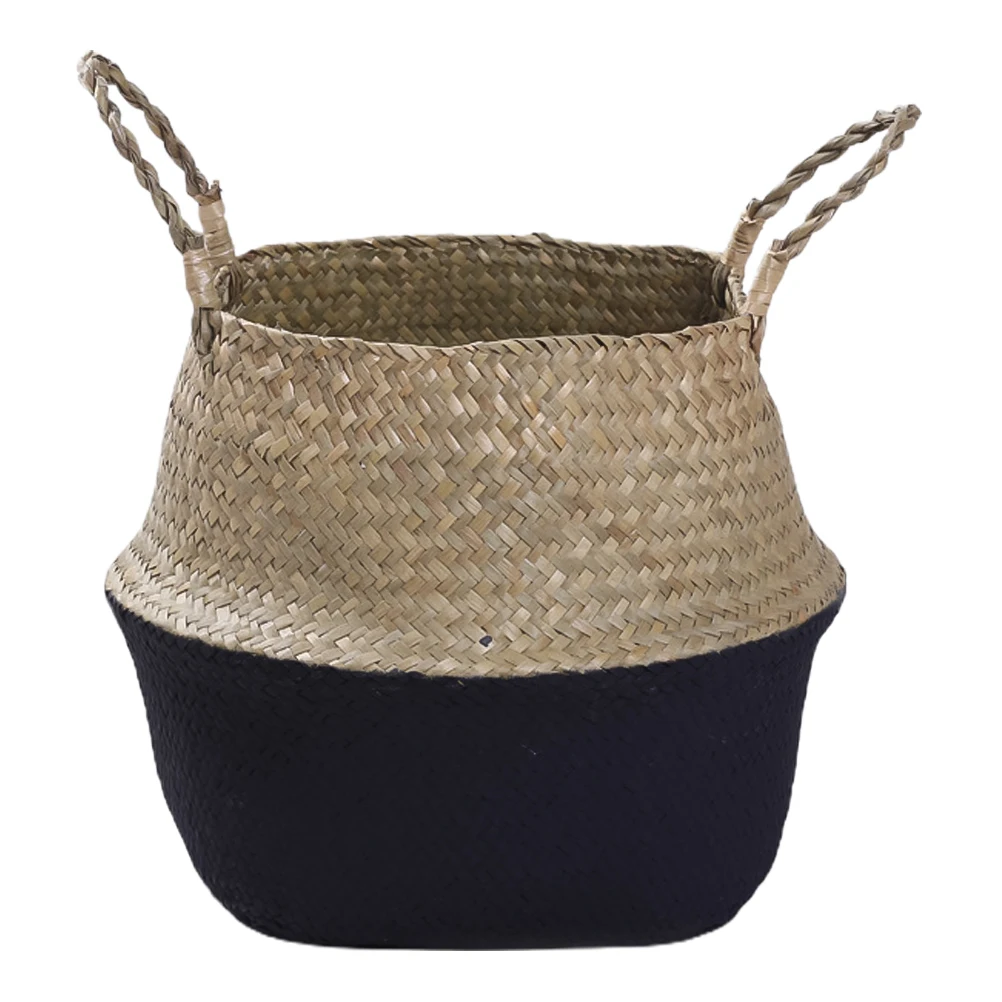 

Woven Flower Pot Storage Basket Fabric Weave Durable Garden Decor Portable Wedding Flower Baskets