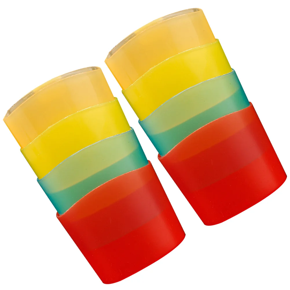 8 pçs rack de biscoito portátil saco de chá titular clipe garrafa gadget biscoitos titular para beber copo escritório lanche armazenamento pequeno