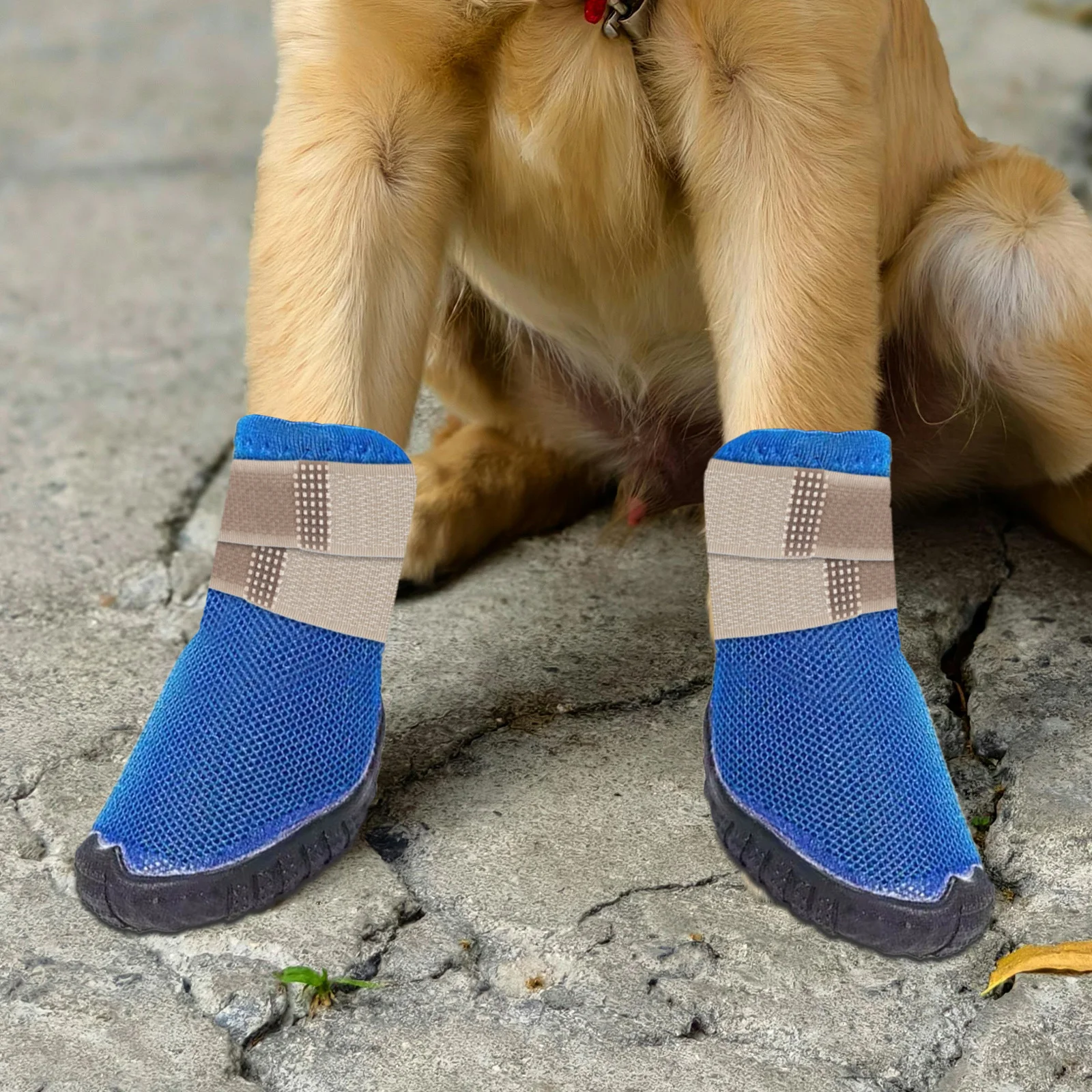 

20Pcs Waterproof Pet Rain Shoe Straps Adjustable Secure Fastening Bands for Dog Cat Outdoor Walking Puppy Paw Protection Gear