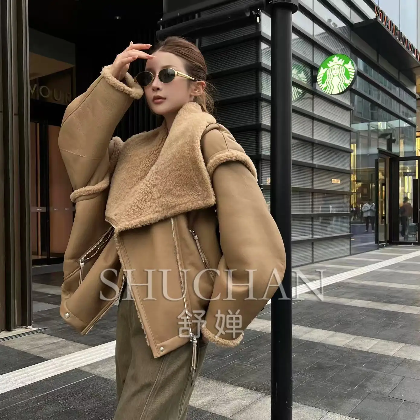 2026 Winter New Coat Women  Spanish Small Merino Fur Integrated High Luxury Winter Loose Lazy Fur Coat