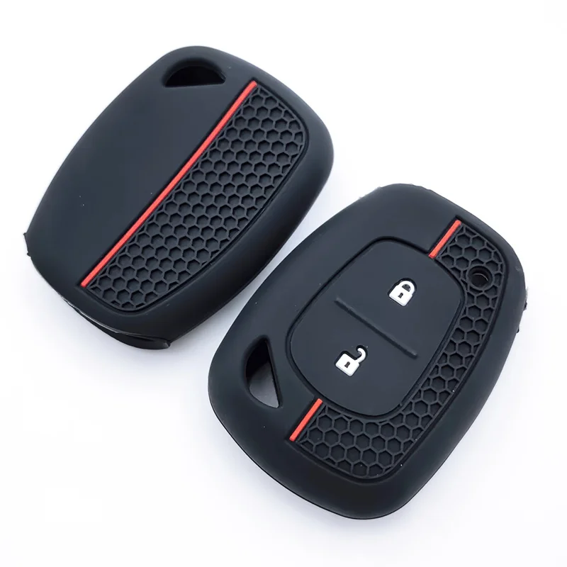 Silicone Car Key Fob Cover Case 2 Button For Renault Kangoo Traffic Master For Opel Vivaro Movano For Nissan Remote Shell