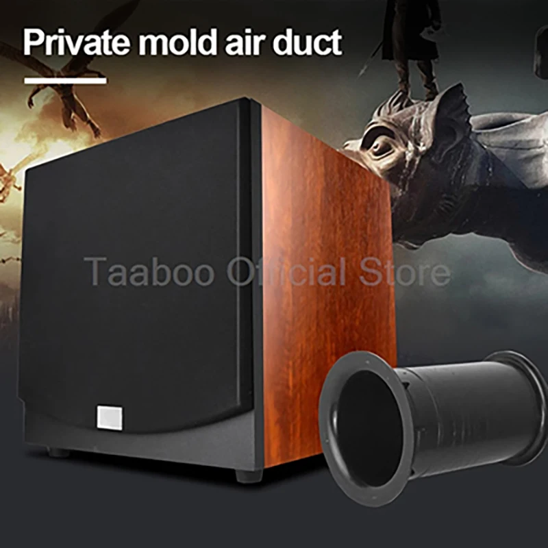 10/12 Inch Passive Subwoofer Speaker HiFi High Power Long Stroke Subwoofer High Fidelity Home Theater Wooden Audio Sound Box