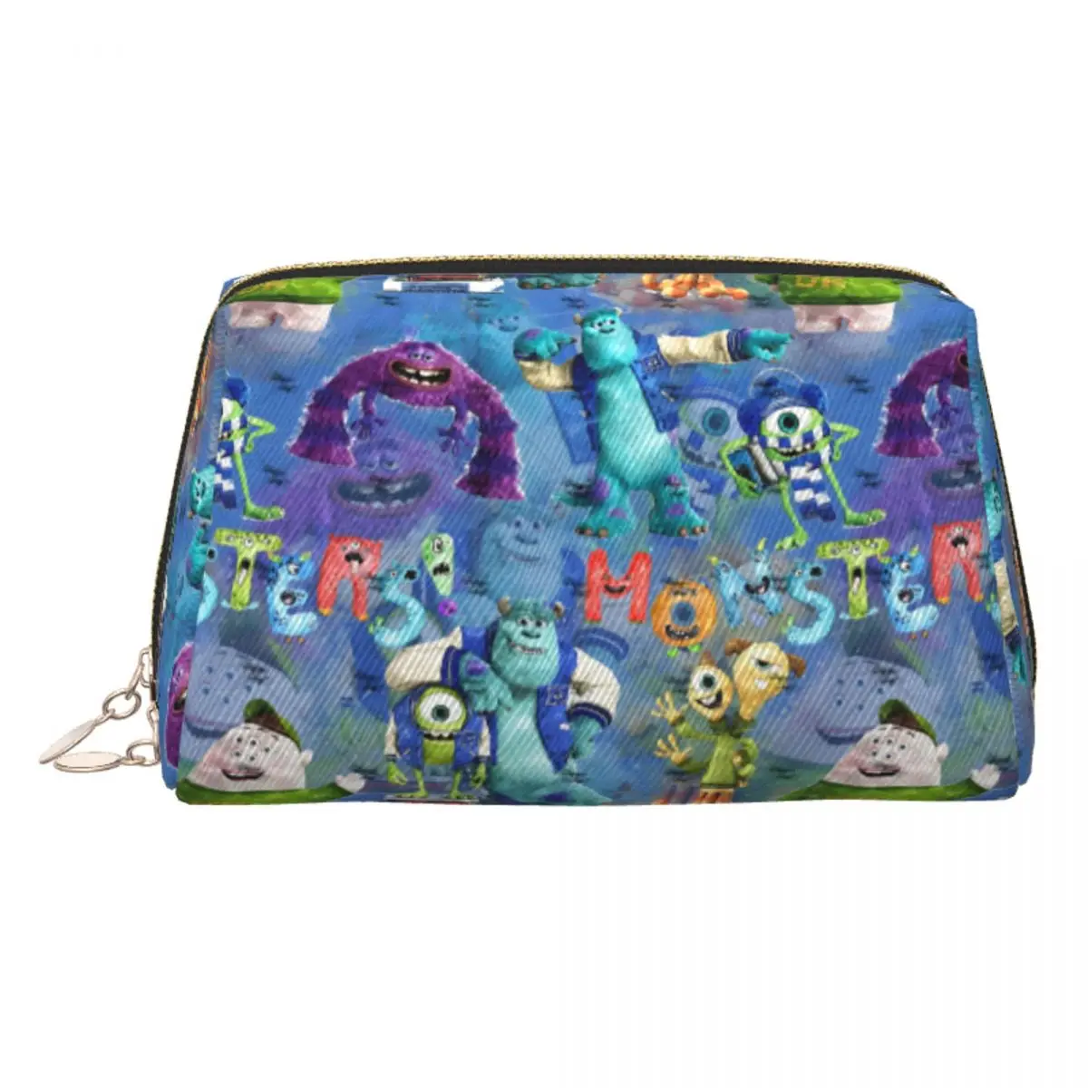 

Custom Monsters University Skin Hot Toiletry Bag Women Comics Cosmetic Makeup Organizer Ladies Beauty Storage Dopp Kit Box
