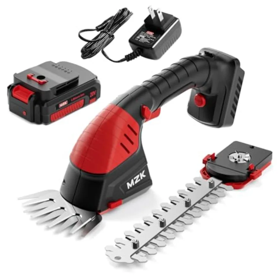 

Аккумуляторные ножницы для живой изгороди 20В, электрический кусторез, ручной триммер для травы, ножницы для газона, садовые ножницы для живой изгороди, аккумулятор 2.0 Ач