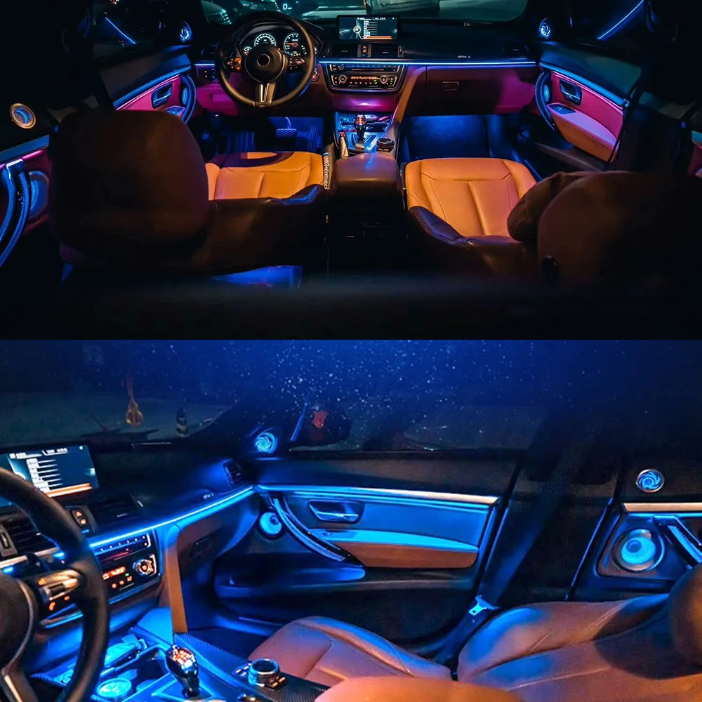 Fit For Bmw 3 series F30 F35 F31 GT / 4 Series 2014-2019 F32 F33 F34 F36 New Ambient Light Decorative Atmosphere Light 11 color