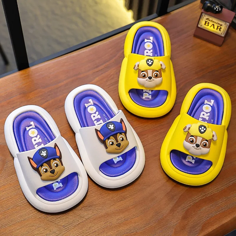 Paw Patrol pantofole per bambini Cartoon Chase Skye Summer antiscivolo Soft Bottom infradito per interni ragazzi ragazze pantofole da bagno regali