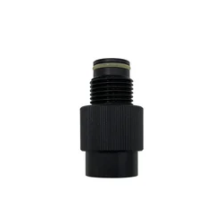 HPA Tank Regulator Valve ON/OFF ASA Adapter G1/2-14 Thread Saver,Black Adaptor CO2/Compressed Air Pin Valve Depressor Adapter