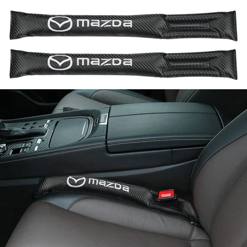 Car Seat Gap Plug Automobile Interior Gap Decoration Accessories For Mazda 2 3 5 6 BL BM GJ cx30 MX30 cx3 cx9 x9 cx5 x5 cx8 MX5