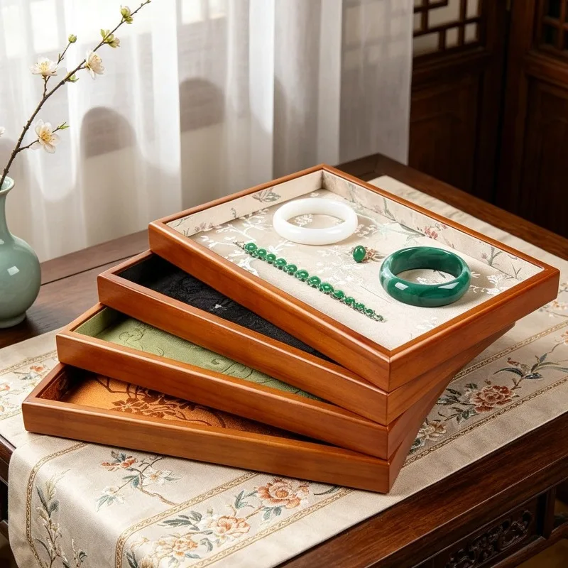 retro-jewelry-display-tray-solid-wood-bracelet-storage-trays-counter-earrings-organizer-tray-desktop-jewelry-display-trays