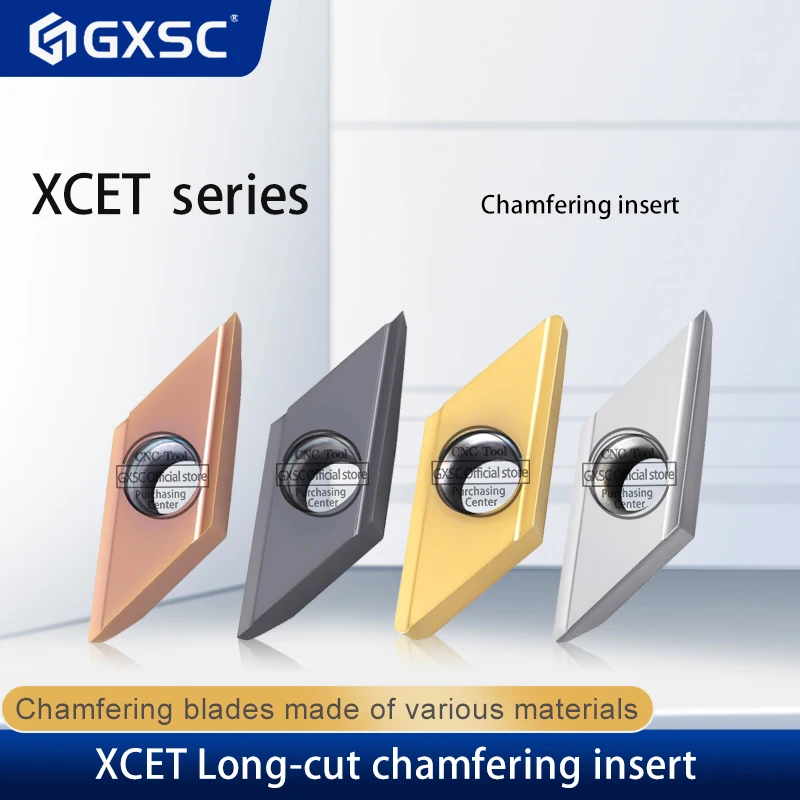 

XCET170404ER XCET310404ER Лезвие для снятия фаски с длинными краями Токарный станок с ЧПУ Обрабатывающий центр Заброшенный ромб Лезвие для снятия фаски Режущий инструмент