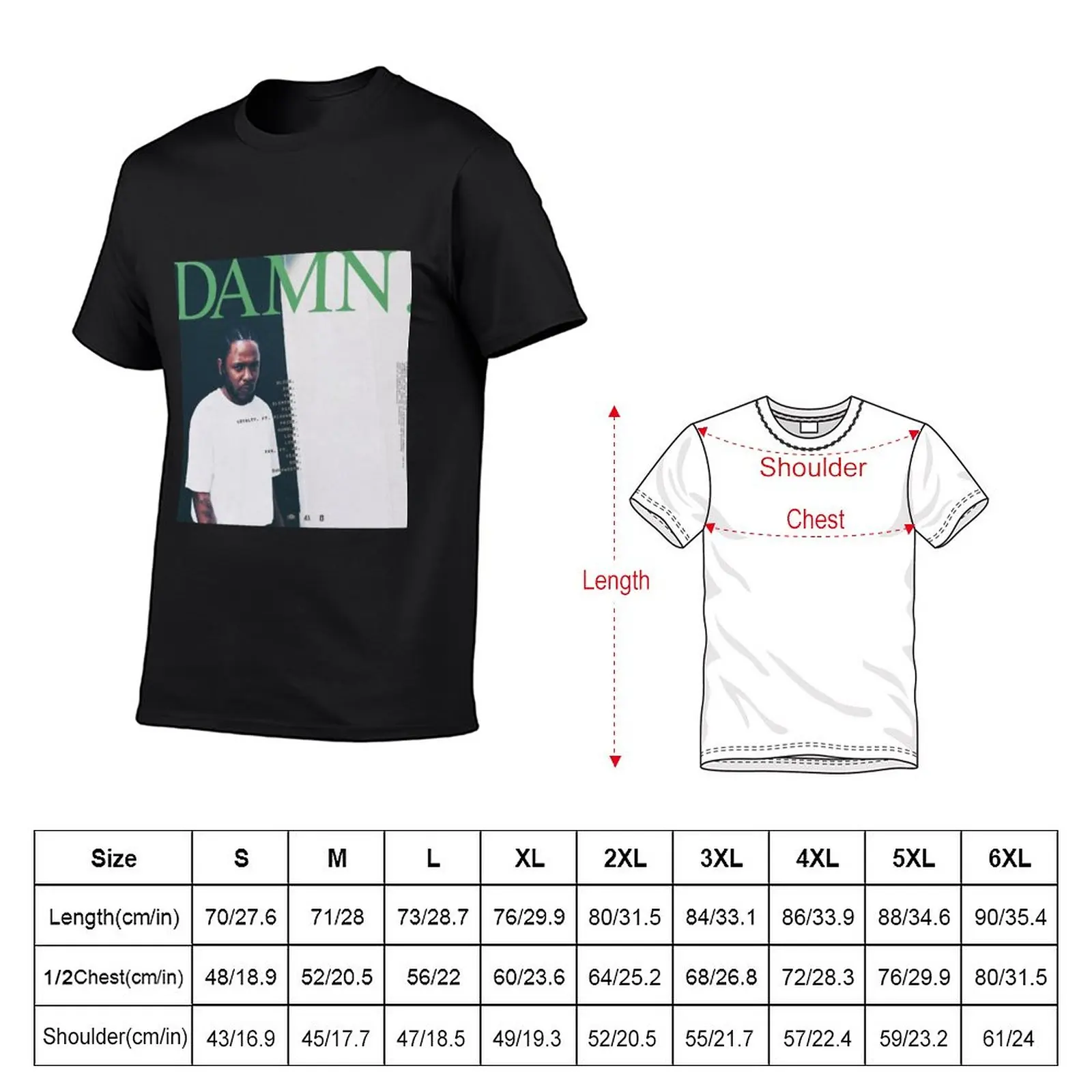 New Kendrick Lamar - Damn T-Shirt sweat shirt custom t shirt men clothes