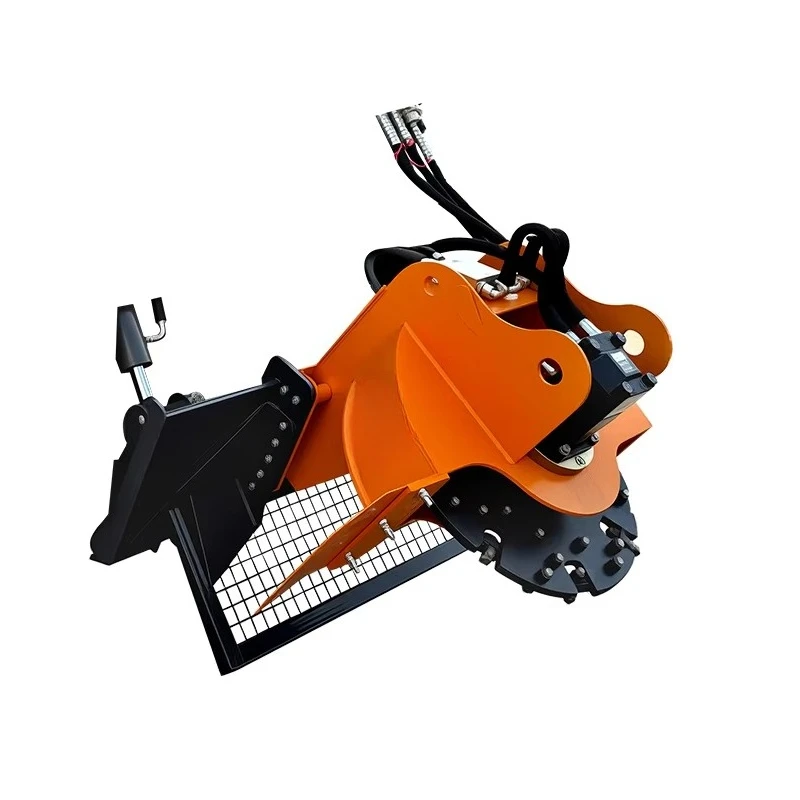 Skid Steer Attachment Stump Grinder Log Splitter for Tractor Skid Steer Loader Forestry Machine Wood Crushers