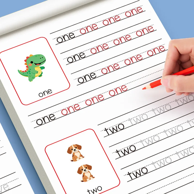 Kindergarten Handwriting Workbook, Fun Coloring Practice Book, Early Learning Pen Control Training Book for Preschool Toddlers