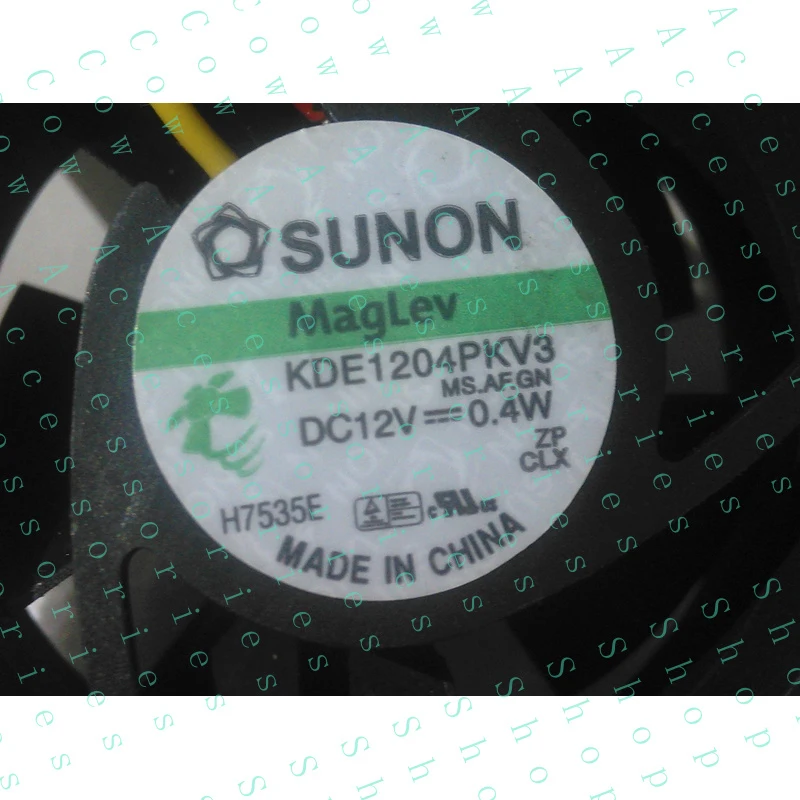 PP+ NEW for Sunon KDE1204PKV3 MagLev 40mm 12V 3pin 5200RPM 6.3cfm,18dB-A Super Silence