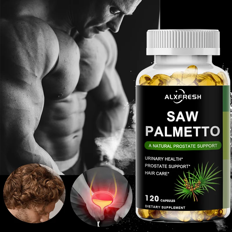 

Saw Palmetto Capsule for Improved Prostate Health Prevents Prostatitis Reduce Urinary Frequency and Hair Loss Boosts Immunity