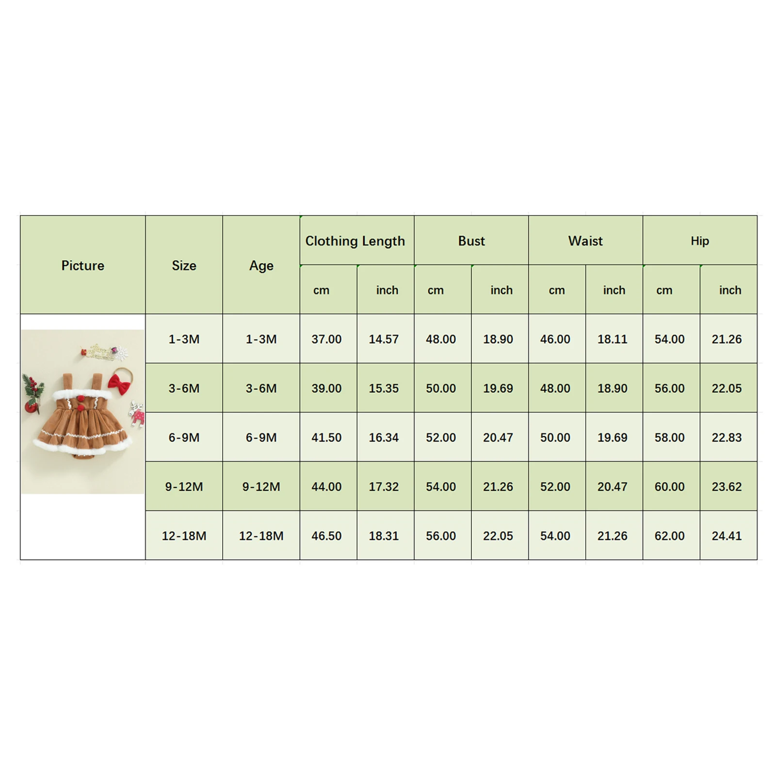 طفلة عيد الميلاد الزي طويلة الأكمام ساحة طوق الزنجبيل رجل رومبير فستان القوس عقال 2 قطعة مجموعة #2