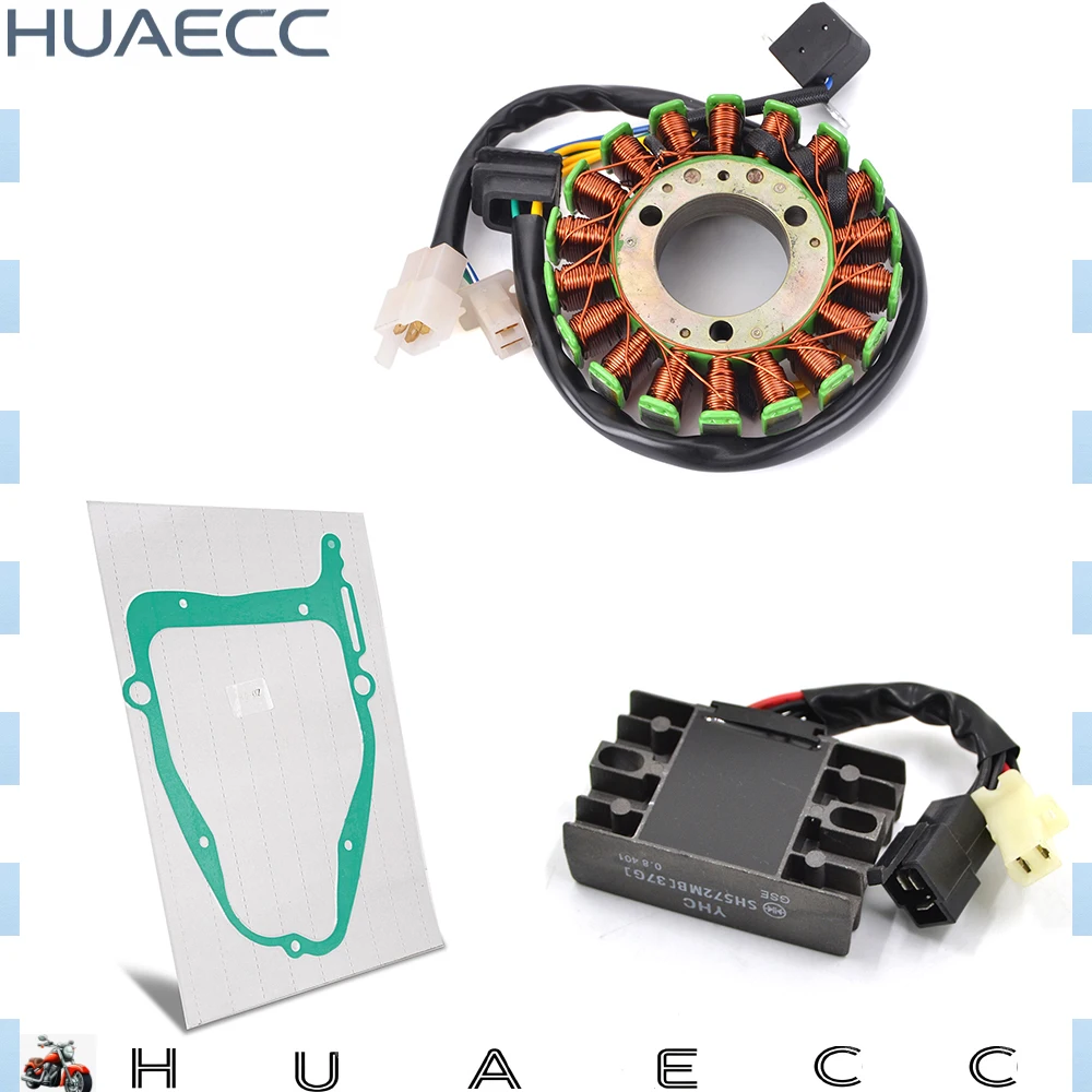 For Suzuki GN250 GN 250 1985-2001 TU250 TU 250 1997-2001 2000 1999 1998 Stator Coil + Gasket + Regulator Rectifier