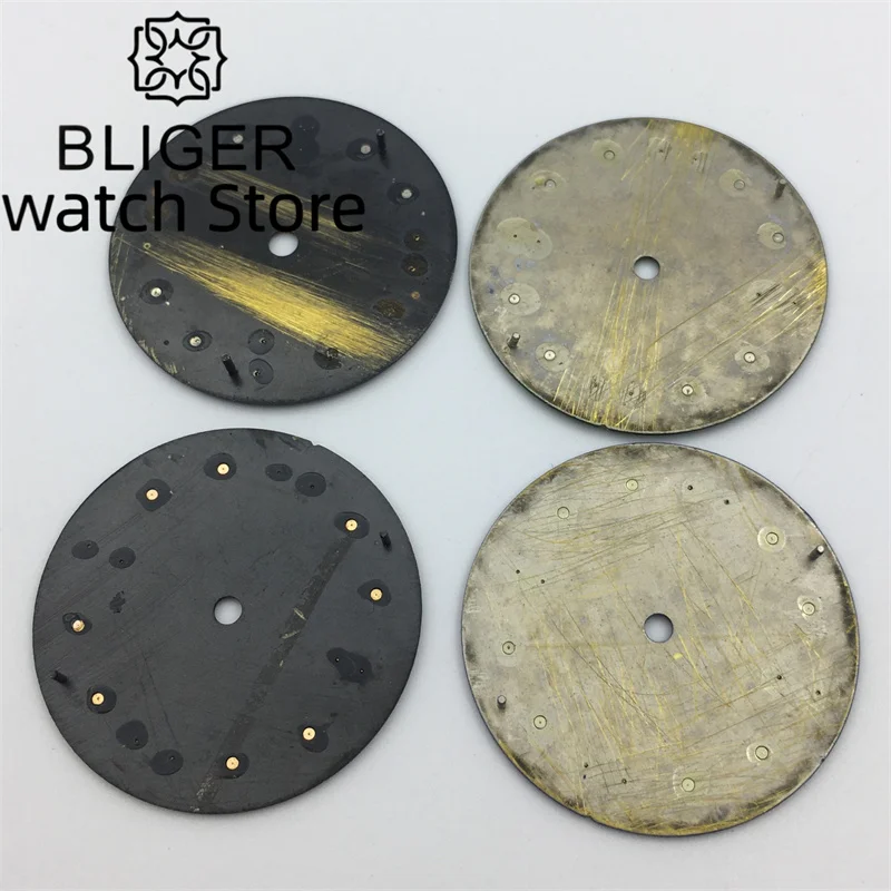 Bligger-green Glow dial自動移動、nh34、nh35、nh36、miyota8215、d2813、eta2824、2836、pt5000、29.2mmに適しています