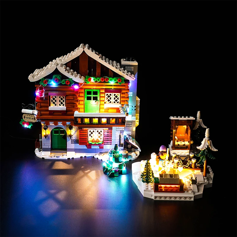 Lazishi LED Customized 10325 Set Suitable for Alpine Lodge Building Blocks (Lighting Accessories Only)