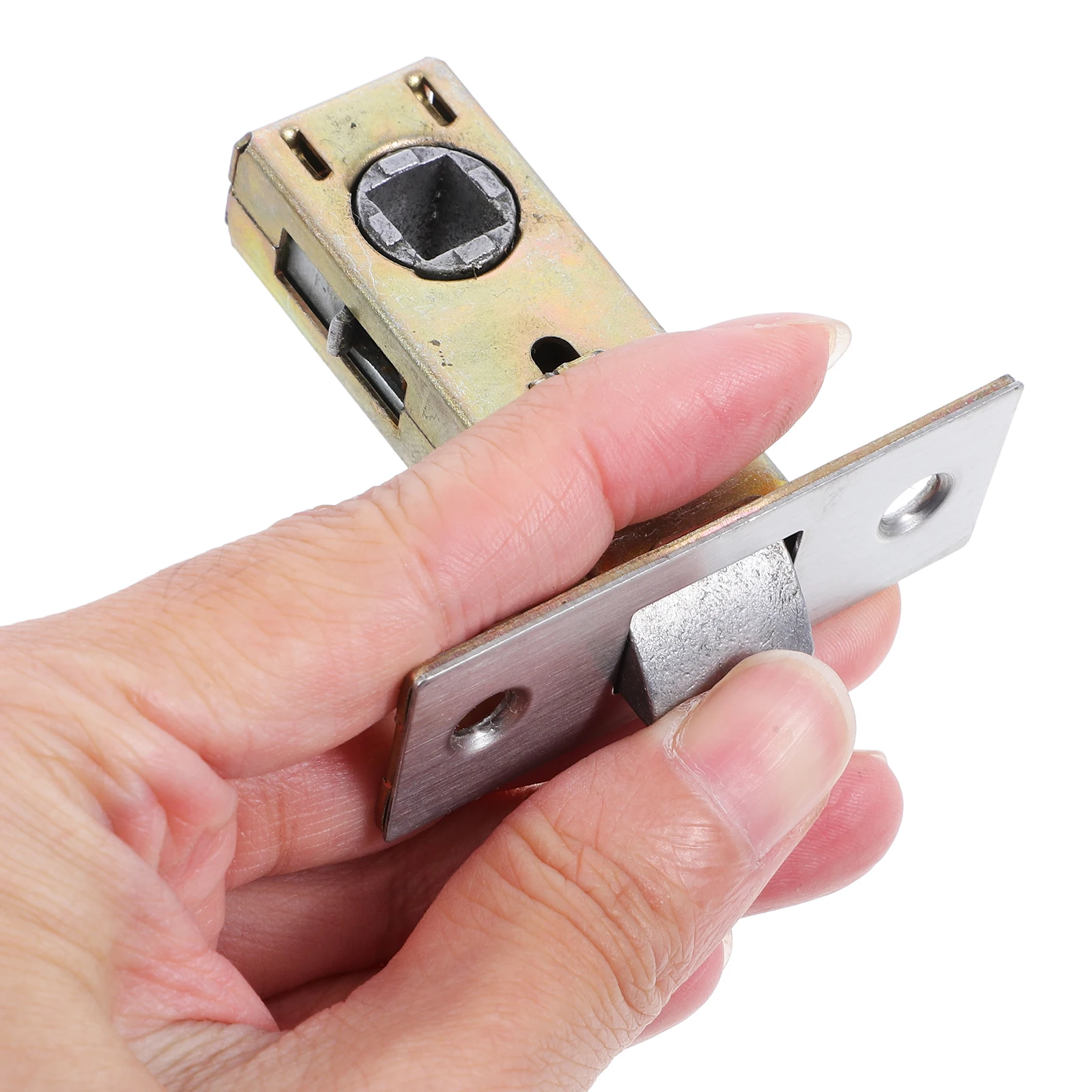 

1pcs Adjustable Tubular Interior 40Mm Golden Mechanical Lever Mortice Replacement Hardware For Exterior Doors Sliding Invisible