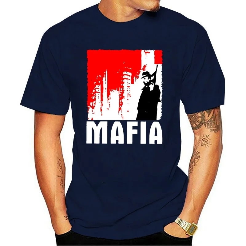 New Online Shirt Store Men O-Neck Mafia 1 The City Of Lost Heaven Game T-Shirt (Black Red) S 3Xl Short Sleeve Best Friend Shirts