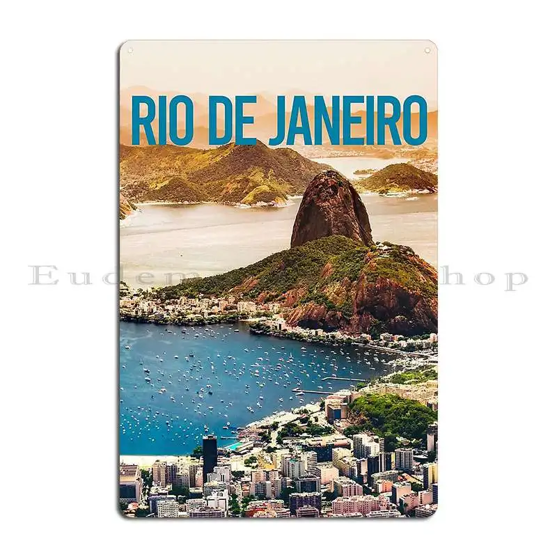 rio de janeiro Metal Sign Decoration Living Room Bar Design Party Tin Sign Poster