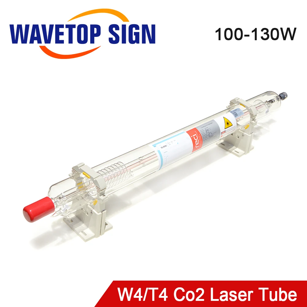 WaveTopSign Reci W4 100W Length 1400mm D80/65mm CO2 Laser Tube Wooden Case Box Packing for CO2 Laser Engraving Cutting Machine