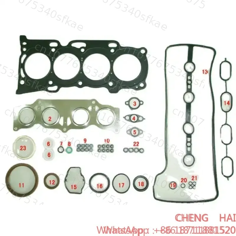 CHENG HAI 1az 1az-fe Overhaul Kit For Toyota 1az Engine Overhaul Kit 04111-28143 Cotton