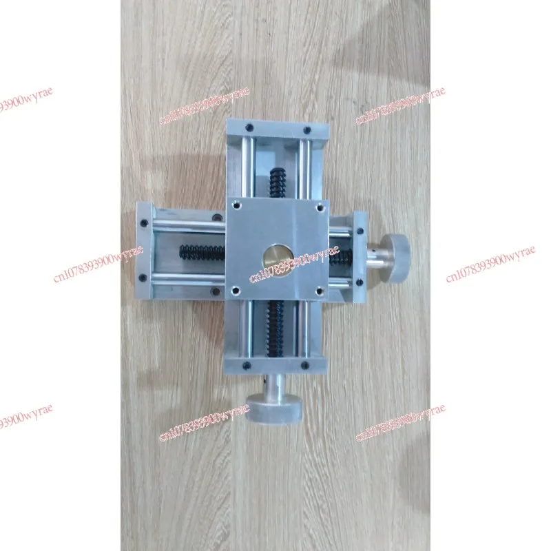 Precision fine-tuning cross hand slide manual translation table one-dimensional xy linear module slide table