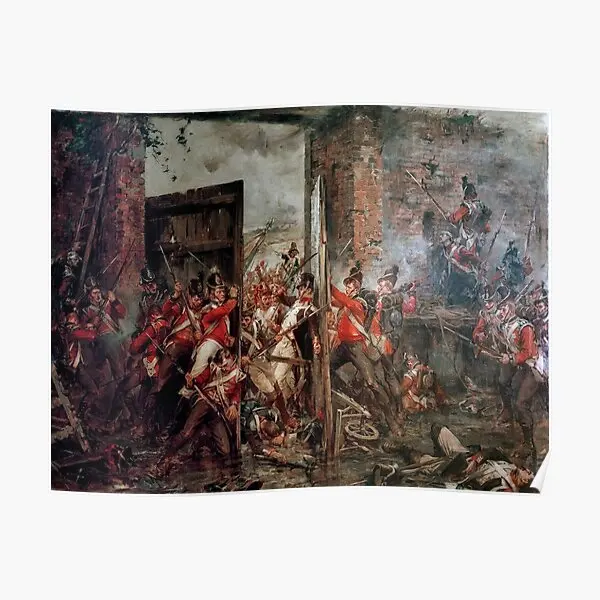 1815 Napoleonic Wars Battle Of Water  Poster Print Wall Vintage Decoration Funny Home Modern Painting Decor Picture No Frame