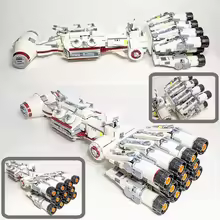 1792PCS The Tantive IV Rebel Blockade Runner Model MOC Building Blocks Bricks Fit  Gift Toys Kids Gift Children Space Wars - AliExpress 26