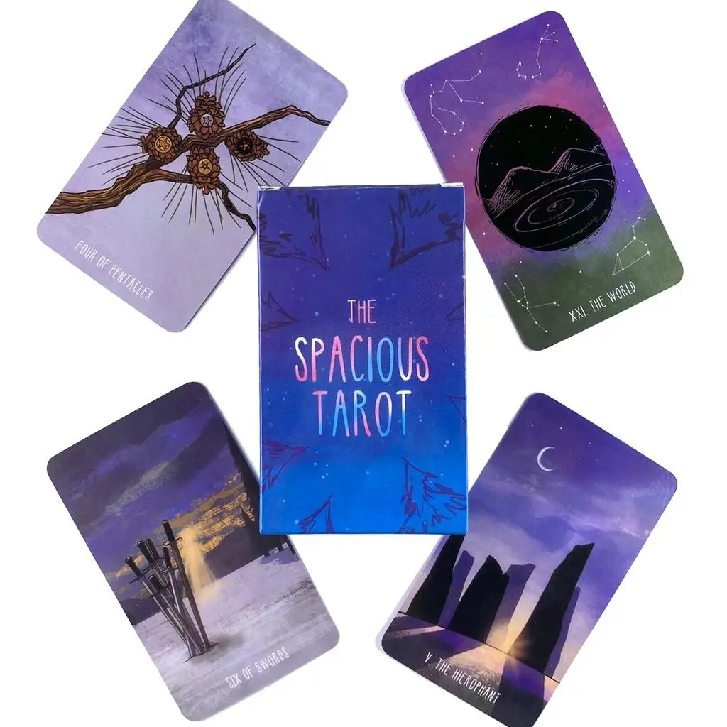 

12x7 cm The Spacious Tarot Deck Leisure Party Table Game Fortune-telling Prophecy Oracle Cards