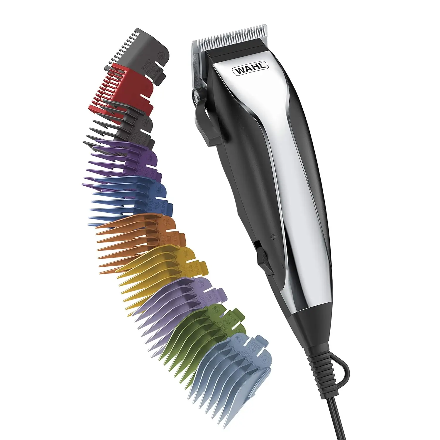 

Corded Haircutting Clipper Kit with 10 Color-Coded Guards & Adjustable Taper Lever - Model 79722