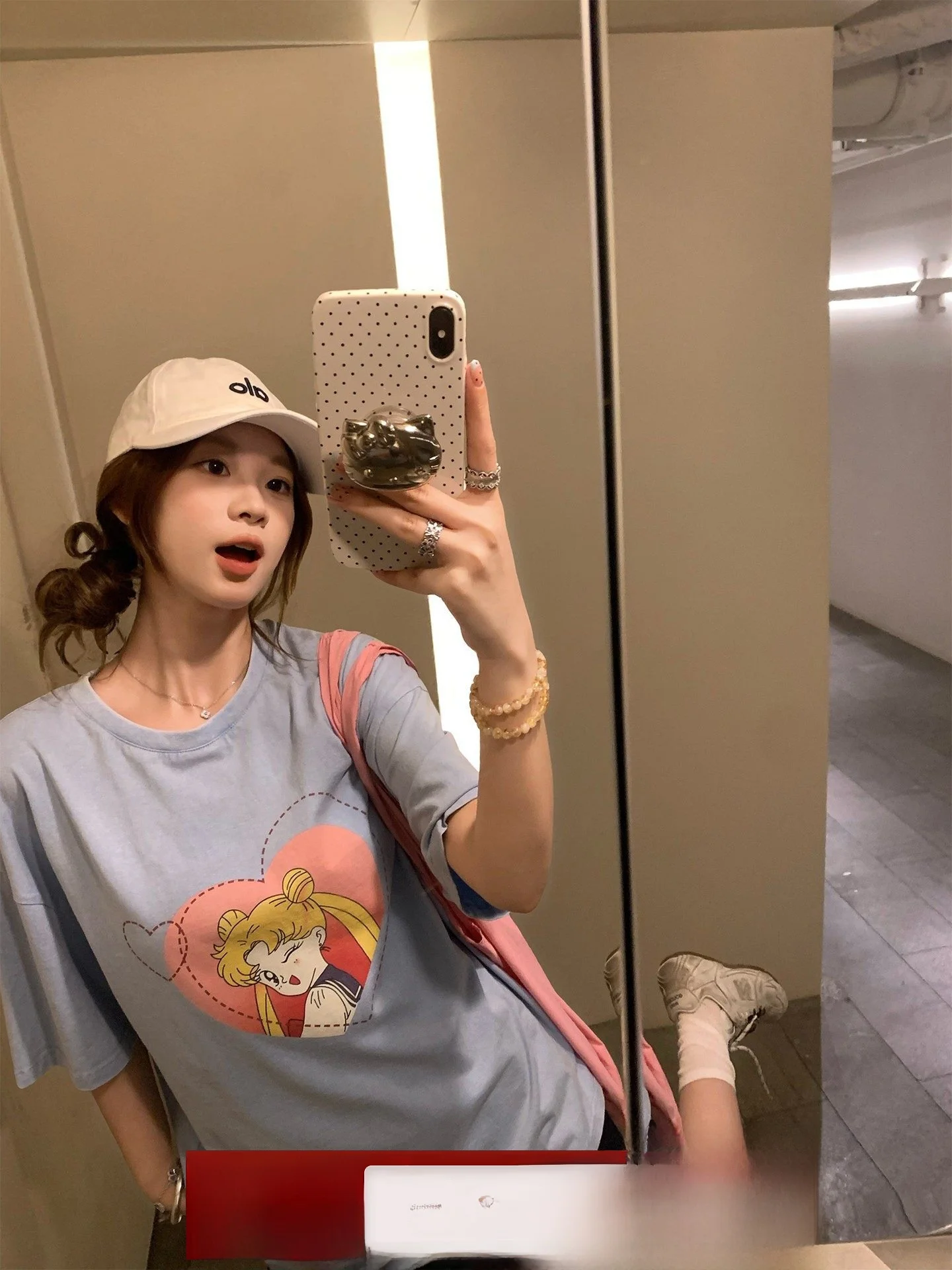 

Waed ort Sve T-irt Women's Casual Sle Cotton Pure Summer Heavy Print Vintage Feeling Anime Cartoon round Ne Top