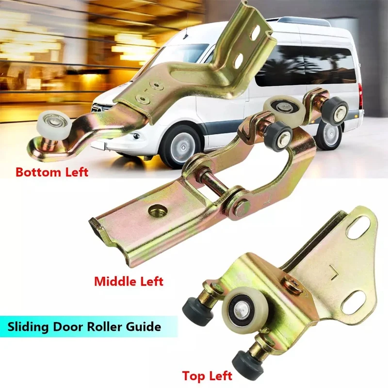 3PCS Car Sliding Door Roller For Benz Sprinter LT 35&46 1997-2007 9017600947 9017600028 9017600047