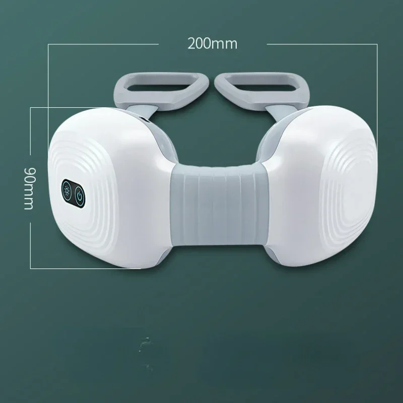 Cervical Massager with Wireless Charging  Smart Neck and Shoulder Massager with Hot Compress and Compact Design  Neck Cushion