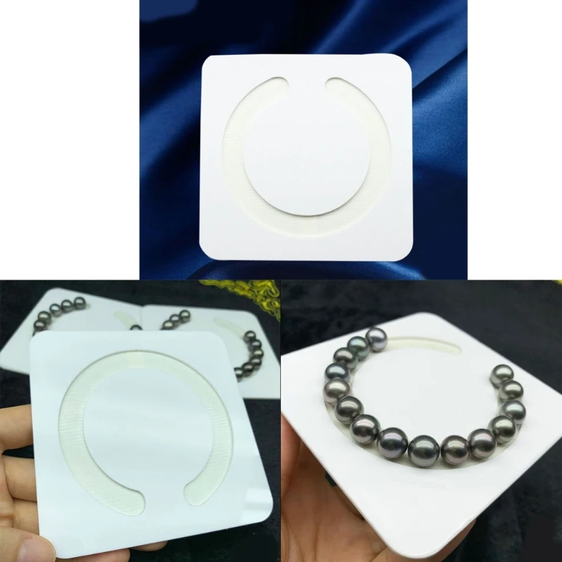 DIY Accessory Cards Blank Jewelry Display Card Pearls Support Board Jewelry Holder for Retail Stores Dropship